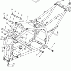 Blaster 200 YFS200T Рама
