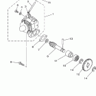 Blaster 200 YFS200T Масляный насос