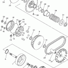 Grizzly 660 4WD YFM66FAV-D Сцепление