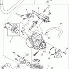 Raptor 700 YFM700RV Корпус дроселя в сборе