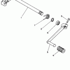 Blaster 200 YFS200T Вал переключения