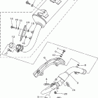 Raptor 700 YFM700RV Выхлопная система