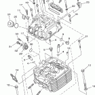 Raptor 660 YFM660RT-B Головка цилиндра