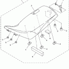 RAPTOR 660 -YFM660RS-B Сидение