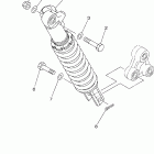 YFZ450S-B Задняя подвеска