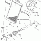 RAPTOR 660 -YFM660RS-B Радиатор и Патрубки