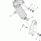 RAPTOR 660 -YFM660RS-B Задняя подвеска