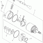 YFZ450S-B Стартер электрический