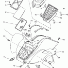 Raptor 50 YFM50RT Переднее крыло