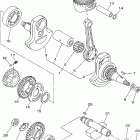 RAPTOR 660 -YFM660RS-B Коленчатый вал и Поршень