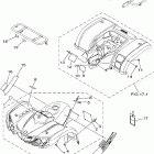 Grizzly 125 YFM125GT-B Наклейки 1