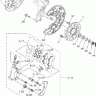 YFZ450S-B Передний тормозной суппорт