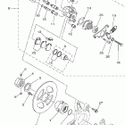 YFZ450S-B Задний суппорт тормозной