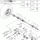Grizzly 660 Заднее колесо