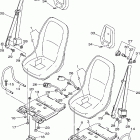 Rhino 660 Hardwoods Сидение