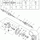 Rhino 660 Hardwoods Front wheel left