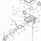 Kodiak 400 4X4 Впускная система
