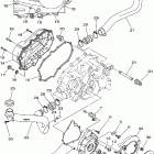 YFM450FAR Крышка картера двигателя