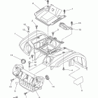KODIAK 450 REAL TREE YFM450FAHR Переднее крыло