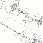 YFM450FAR Заднее колесо
