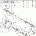Rhino 660 Hardwoods Rear wheel right