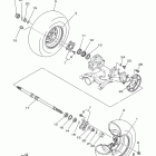 KODIAK 450 REAL TREE YFM450FAHR Заднее колесо