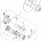 YFM450FAR Задний суппорт тормозной