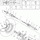 Rhino 660 Hardwoods Front wheel right
