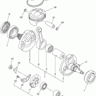 YFZ450 Коленчатый вал и Поршень