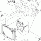 YFM400AR Радиатор и Патрубки