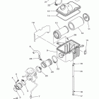 KODIAK 450 4WD YFM450FAR Впускная система