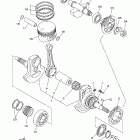 Grizzly 660 Коленчатый вал и Поршень