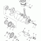 Raptor LE 660R Коленчатый вал и Поршень