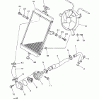 Raptor LE 660R Радиатор и Патрубки