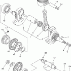 YFM660RR-C/YFM660RR-B Коленчатый вал и Поршень