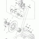 Raptor LE 660R Задний суппорт тормозной