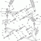 YFM400AR Передняя подвеска колес