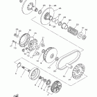 Kodiak 400 Automatic  4x4 Сцепление
