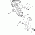 YFM660RR-C/YFM660RR-B Задняя подвеска