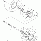 Raptor LE 660R Заднее колесо