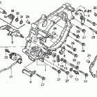 TRX350TE Крышка картера задняя