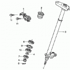 TRX450R Рулевой вал