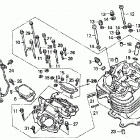TRX300EX Головка цилиндра