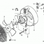 TRX350TM Cooling fan kit