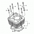 TRX400EX Цилиндр