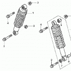 TRX400FA Передние аммортизаторы