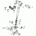 TRX350TE Рулевой вал