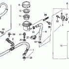 TRX400EX Задний тормозной цилидр