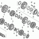 TRX450R Трансмиссия