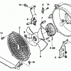 TRX500FE Вентилятор охлаждения